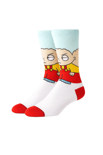 Stewie Griffin Knit Socks - Family Guy Socks