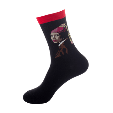 Girl with Pearl Earring Socks