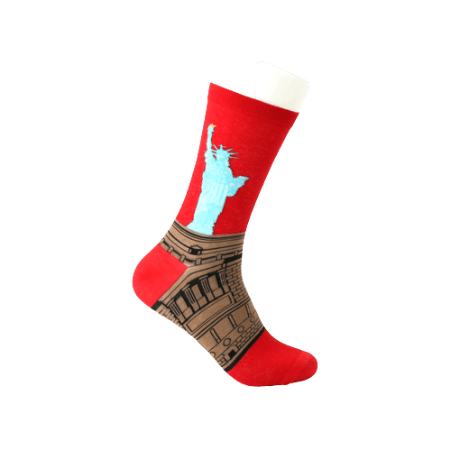 Statue of Liberty Knitted Socks