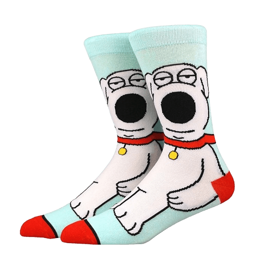 Brian Griffin Knit Socks