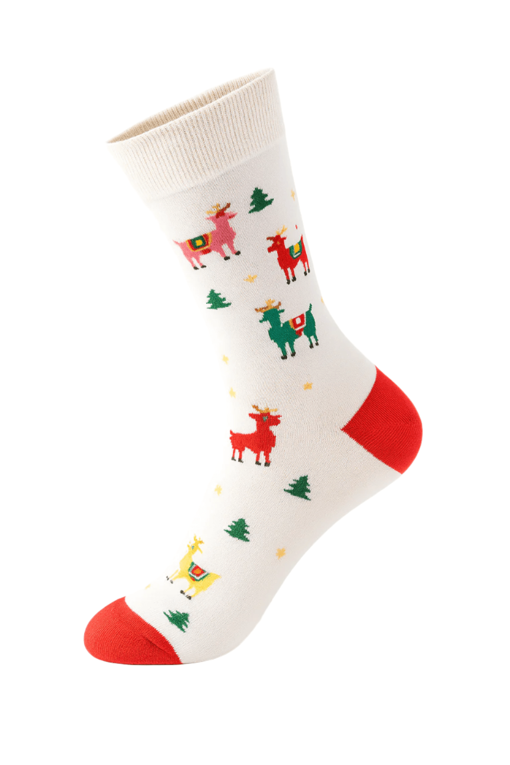 White Christmas theme Socks