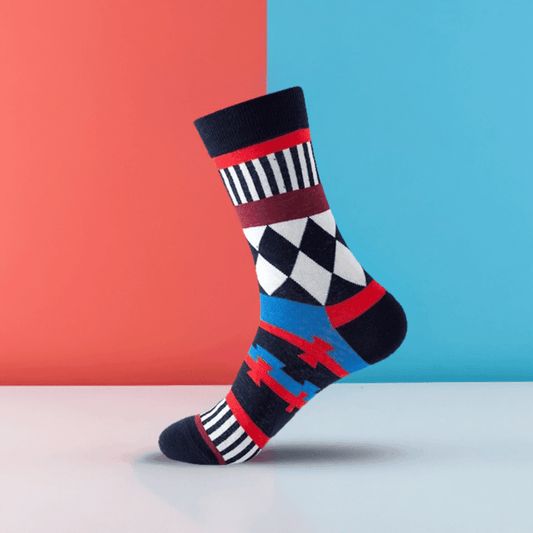 Geometric Pop Pattern Socks