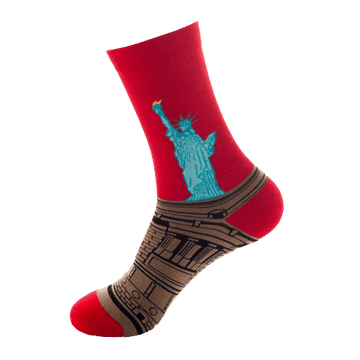 Statue of Liberty Knitted Socks