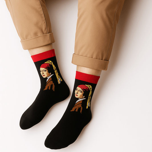 Girl with Pearl Earring Socks