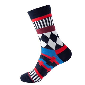 Geometric Pop Pattern Socks