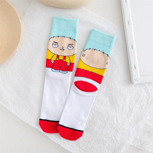 Stewie Griffin Knit Socks - Family Guy Socks