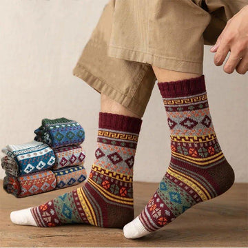 Winter Warm Wool Socks - 5 pairs